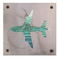 Airplane Metal Wall Art on Reclaimed Wood, Aviation Decor, Pilot Gift