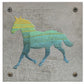 Horse Metal Wall Art on Reclaimed Wood, Western Decor, Horse Lover Gift, 5.5 Inch Square Steel Sign, Equestrian Gift, Barn Decor