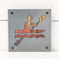 Kayaker Metal Wall Art on Reclaimed Wood, Kayaking Gift, Lake Cabin Decor