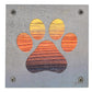 Paw Print Metal Wall Art on Reclaimed Wood, Dog and Cat Lover Gift, Pet Decor