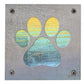 Paw Print Metal Wall Art on Reclaimed Wood, Dog and Cat Lover Gift, Pet Decor