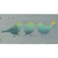 Three Little Birds Metal Wall Art on Reclaimed Wood, 12.5 Inch Bird Decor