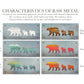 Bear Family Metal Wall Art on Reclaimed Wood, Mama Bear and Cubs, Cabin Decor