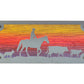 Cattle Ranch Metal Wall Art on Reclaimed Wood, Cowboy and Cows, Western Decor, 12.5 Inch Wide Steel Sign, Cattle Ranch Sign, Cowboy Gift