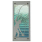 Fly Fishing Angler Metal Wall Art on Reclaimed Wood, Tall 12.5 Inch Fishing Sign, Angler Gift