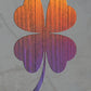 Four Leaf Clover Metal Wall Art on Reclaimed Wood, Lucky Shamrock, Irish Decor, 5.5 Inch Square Steel Sign, Irish Gift, 