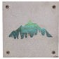 Mountains and Pine Trees Metal Wall Art on Reclaimed Wood, Cabin Decor