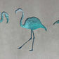 Flamingo Trio Metal Wall Art on Reclaimed Wood, 12.5 Inch Beach House Decor, Tropical Wall Art, Flamingo Lover, Coastal 