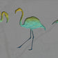 Flamingo Trio Metal Wall Art on Reclaimed Wood, 12.5 Inch Beach House Decor, Tropical Wall Art, Flamingo Lover, Coastal Gift