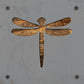 Dragonfly Metal Wall Art on Reclaimed Wood, Garden Room Decor, Nature Gift, 5.5 Inch Square Steel Sign, Dragonfly Lover, Cottagecore Decor