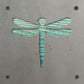 Dragonfly Metal Wall Art on Reclaimed Wood, Garden Room Decor, Nature Gift, 5.5 Inch Square Steel Sign, Dragonfly Lover, Cottagecore Decor