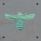 Honey Bee Metal Wall Art on Reclaimed Wood, Bee Kitchen Decor, Beekeeper Gift, 5.5 Inch Square Steel Sign, Bumble Bee Sign