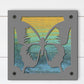 Butterfly Metal Wall Art on Reclaimed Wood, Whimsical Butterfly Decor, Gift for Her
