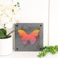 Butterfly Metal Wall Art on Reclaimed Wood, Colorful Butterfly Decor, Gift for Her