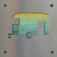Camper Trailer Metal Wall Art on Reclaimed Wood, RV Decor, Camping Sign