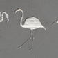 Flamingo Trio Metal Wall Art on Reclaimed Wood, 12.5 Inch Beach House Decor, Tropical Wall Art, Flamingo Lover, Coastal Gift