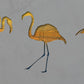 Flamingo Trio Metal Wall Art on Reclaimed Wood, 12.5 Inch Beach House Decor, Tropical Wall Art, Flamingo Lover, Coastal Gift