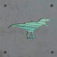 T-Rex Dinosaur Metal Wall Art on Reclaimed Wood, Dino Nursery Decor, Kids Room, 5.5 Inch Square Steel Sign, Dinosaur Gift