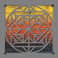 Quilt Square Metal Wall Art on Reclaimed Wood, Quilters Corner Sign, Craft Room