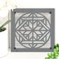 Quilt Square Metal Wall Art on Reclaimed Wood, Quilters Corner Sign, Craft Room