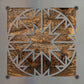 Quilt Block Metal Wall Art on Reclaimed Wood, Sewing Room Sign, Quilter Gift
