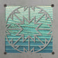 Quilt Block Metal Wall Art on Reclaimed Wood, Sewing Room Sign, Quilter Gift