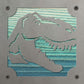 T-Rex Metal Wall Art on Reclaimed Wood, Dinosaur Playroom Decor, Kids Gift, 5.5 Inch Square Steel Sign, Dino Lover Gift, Housewarming Gift