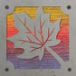 Maple Leaf Rustic Metal Sign on Reclaimed Wood, Fall Cabin Decor