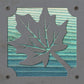 Maple Leaf Rustic Metal Sign on Reclaimed Wood, Fall Cabin Decor
