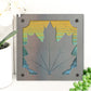 Maple Leaf Metal Wall Art on Reclaimed Wood, Autumn Decor, Fall Sign
