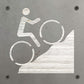 Mountain Bike Metal Wall Art on Reclaimed Wood, Cyclist Gift, Garage Sign