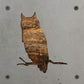 Owl Metal Wall Art on Reclaimed Wood, Woodland Nursery Decor, Owl Gift, 5.5 Inch Square Steel Sign, Owl Lover Gift, Housewarming Gift