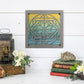 Quilt Square Metal Wall Art on Reclaimed Wood, Quilters Corner Sign, Craft Room
