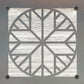 Geometric Quilt Block Metal Wall Art on Reclaimed Wood, Quilter Gift