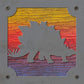 Stegosaurus Dinosaur Metal Wall Art on Reclaimed Wood, Dino Nursery Decor, 5.5 Inch Square Steel Sign, Dinosaur Gift, Ki