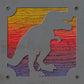 T-Rex Dinosaur Metal Wall Art on Reclaimed Wood, Boys Room Decor, Dino Gift