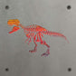 T-Rex Skeleton Metal Wall Art on Reclaimed Wood, Fossil Decor, Dinosaur Gift