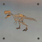 T-Rex Skeleton Metal Wall Art on Reclaimed Wood, Fossil Decor, Dinosaur Gift