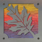 Oak Leaf Metal Wall Art on Reclaimed Wood, Modern Farmhouse Decor, Fall Sign