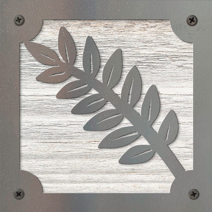 Fern Metal Wall Art on Reclaimed Wood, Botanical Decor, Plant Lover Gift