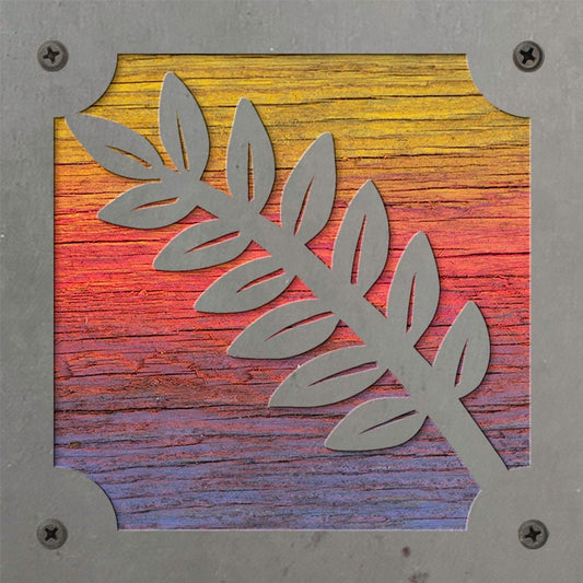 Fern Metal Wall Art on Reclaimed Wood, Botanical Decor, Plant Lover Gift