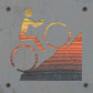 Mountain Bike Metal Wall Art on Reclaimed Wood, Cyclist Gift, Garage Sign