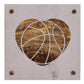 Basketball Heart Metal Wall Art on Reclaimed Wood, Basketball Gift, Kids Room