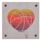 Basketball Heart Metal Wall Art on Reclaimed Wood, Basketball Gift, Kids Room