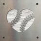 Baseball Heart Metal Wall Art on Reclaimed Wood, Softball Sign, Baseball Mom Gift, 5.5 Inch Square Steel Sign, Baseball Decor