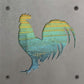 Rooster Metal Wall Art on Reclaimed Wood, Farmhouse Kitchen Decor, Chicken Sign