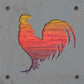 Rooster Metal Wall Art on Reclaimed Wood, Farmhouse Kitchen Decor, Chicken Sign