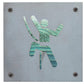 Rock Climber Metal Wall Art on Reclaimed Wood, Climbing Sign, Climber Gift, 5.5 Inch Square Steel Sign, Climbing Decor, Bouldering Gift