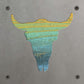 Steer Skull Metal Wall Art on Reclaimed Wood, Western Boho Decor, Cow Skull Sign