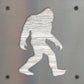 Bigfoot Metal Wall Art on Reclaimed Wood, Sasquatch Sign, Cryptid Gift